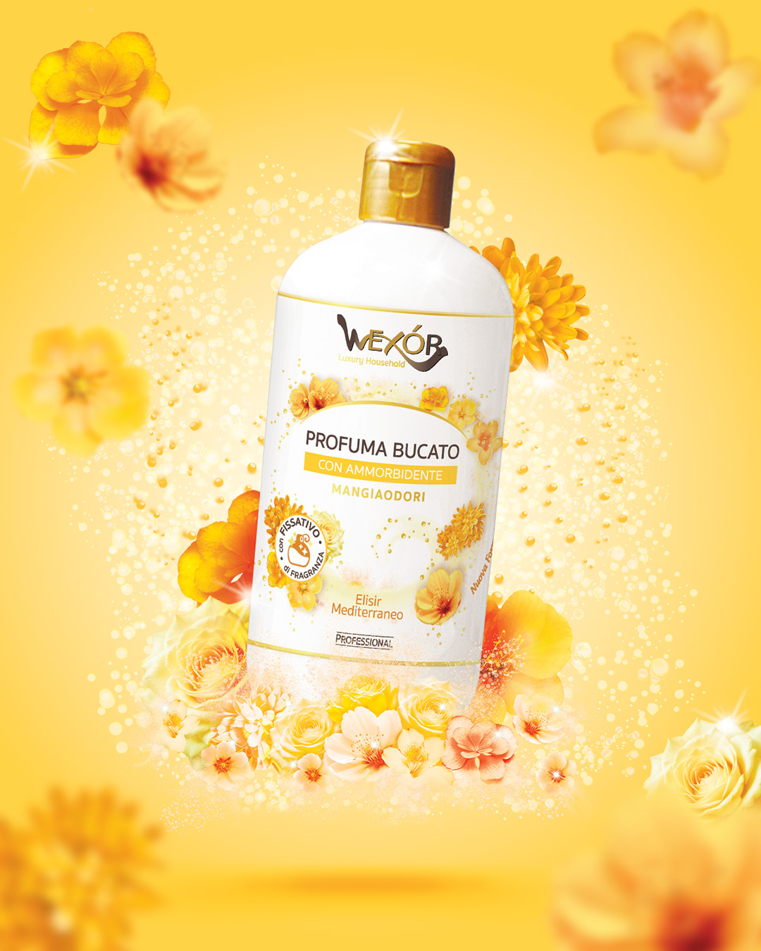 profuma bucato con ammorbidente mediterraneo